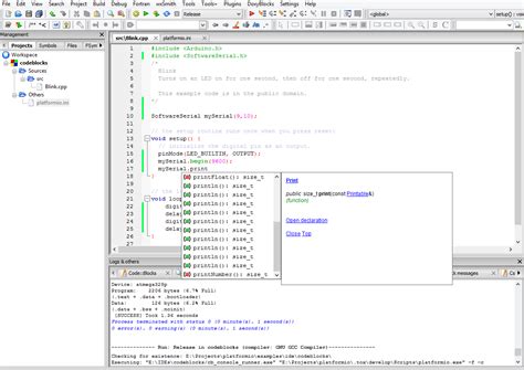 code blocks requirements