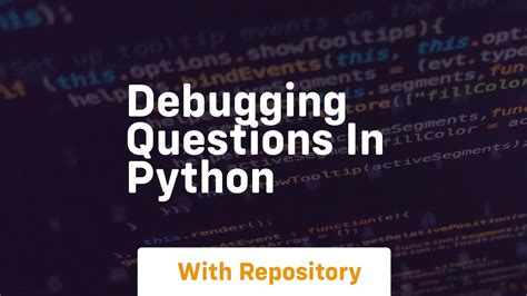 code debugging questions in python with answers