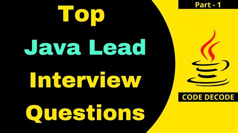 code decode java interview questions