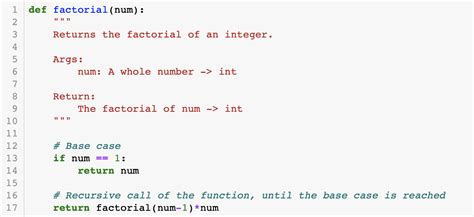 Code Documentation Example Python