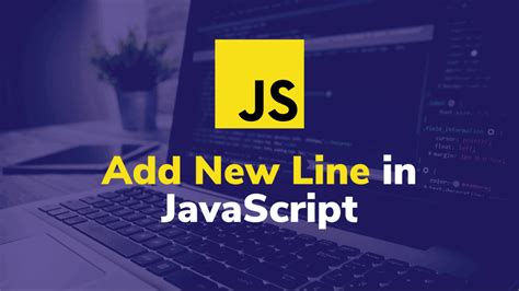 code for new line in js