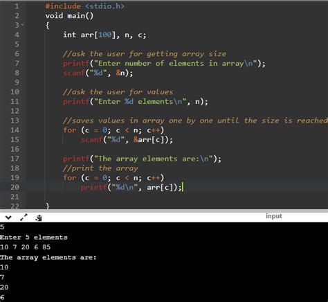 code for programming c