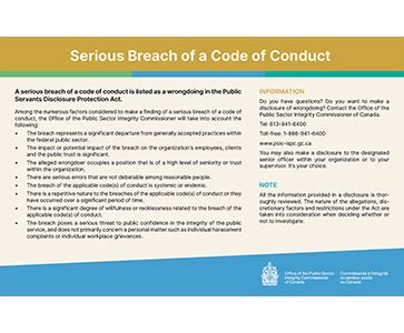 code of conduct breach examples