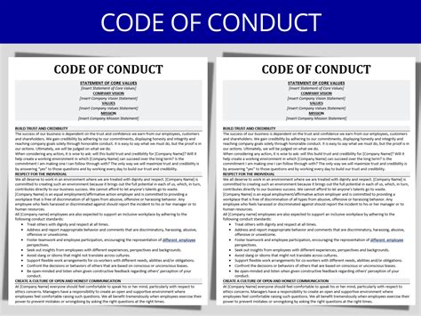 code of conduct in hr
