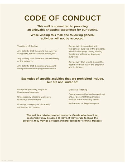 code of conduct pdf notes