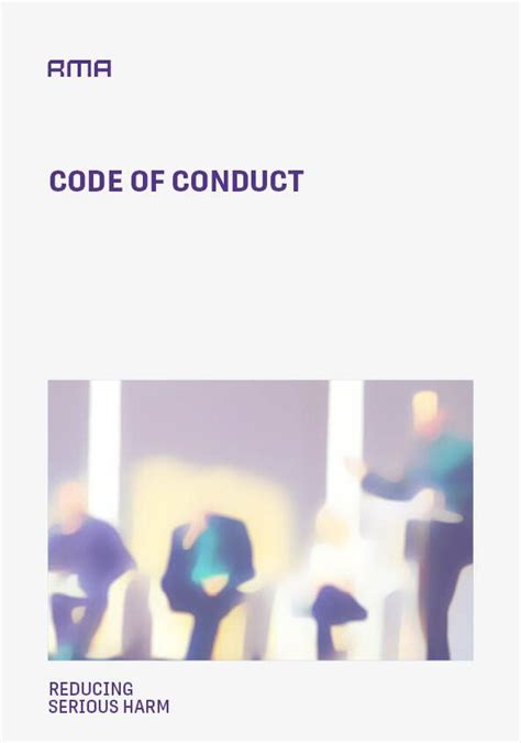 code of conduct rma