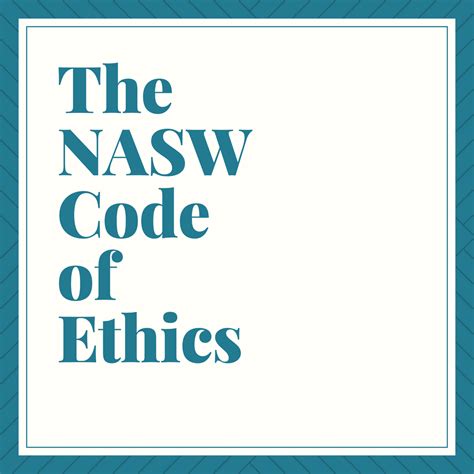 code of ethics aswb