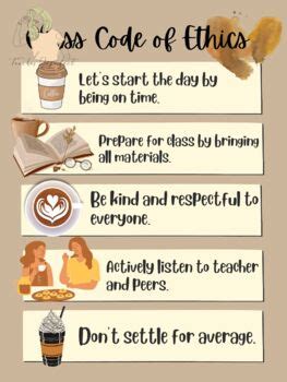 code of ethics for students in classroom