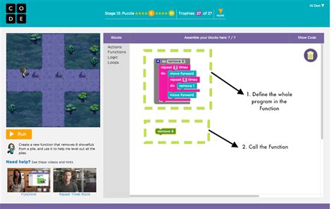 Code Org Walkthrough Stage 13 Puzzle 4