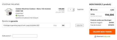 Code Promo Boulanger Braun