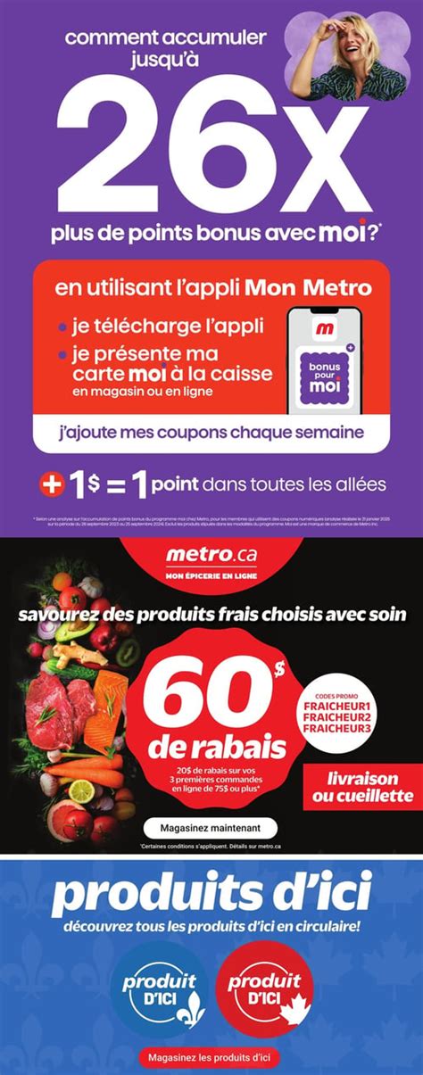 Code Promo Cueillette Metro