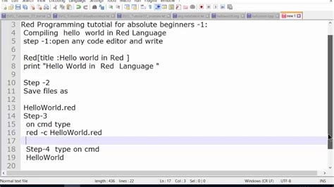 code red programming language