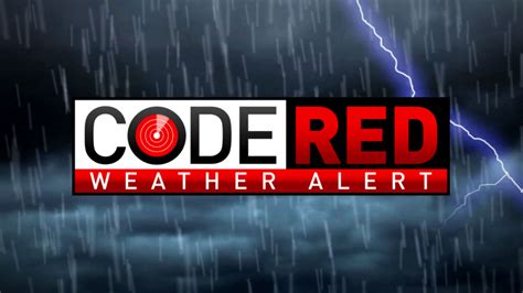 code red weather alert