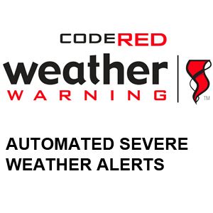 code red weather warning sign up