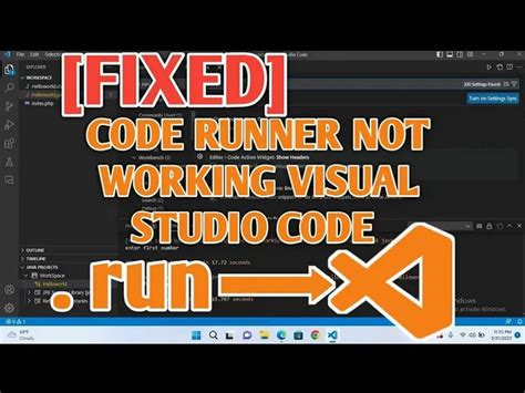 code runner not working