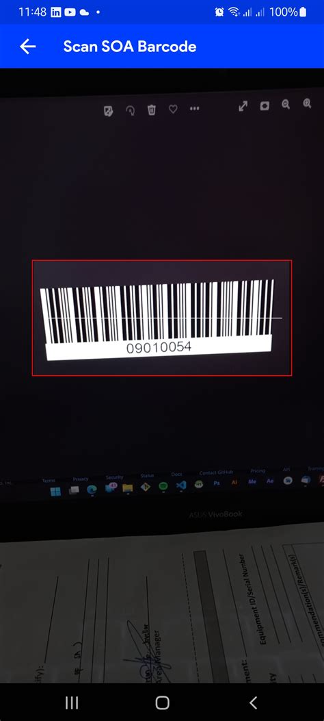 Code Scanner Not Working