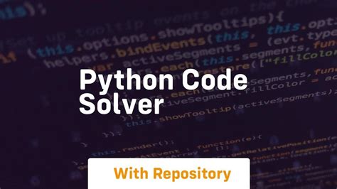 Code Solver Python