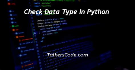code to check data type in python