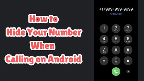code to hide your number when calling someone