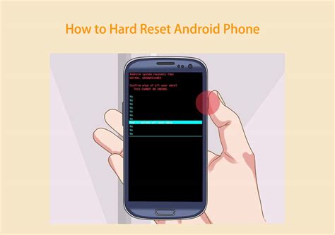 code to reset android phone