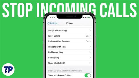 code to stop calls from entering my phone