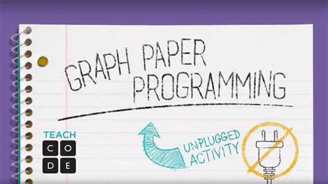 Code Unplugged Graph Paper Programming