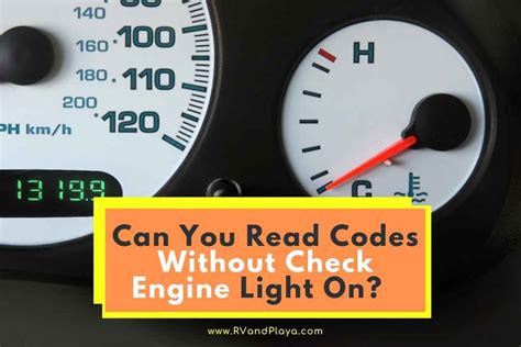 code without check engine light