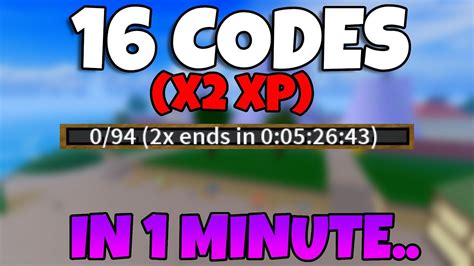 Code X2 Exp Blox Fruit