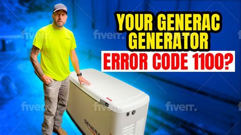 How To Fix Generac Error Code 1902 YouTube