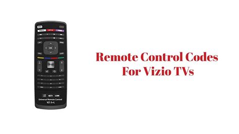 Universal control codes for vizio tv likoscritic
