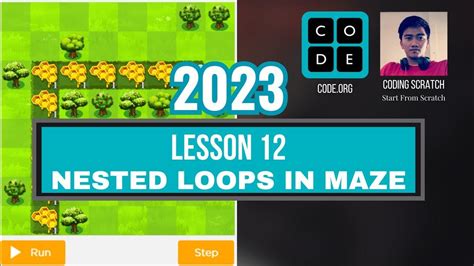 code.org lesson 12 nested loops in maze