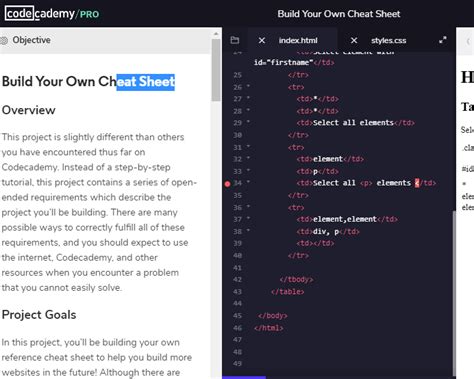 Codecademy Cheat Sheet