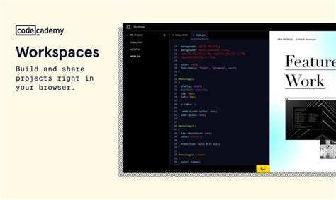 Codecademy Workspaces