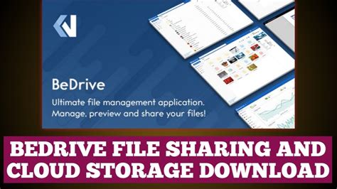 codecanyon bedrive file sharing and cloud storage