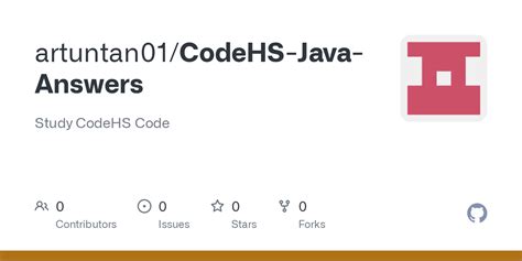 Codehs Java Github