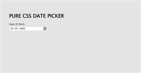 Codepen Date Counter