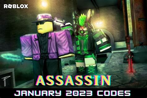 codes for assassin in roblox