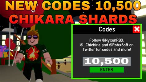 codes for chikara shards 2021