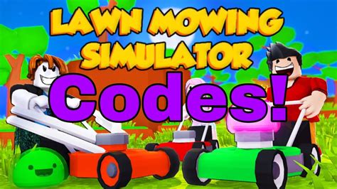 codes for lawn mowing simulator 2023