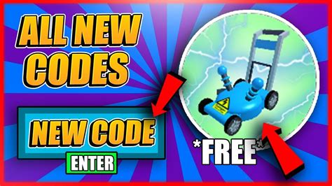 codes for mowing simulator roblox