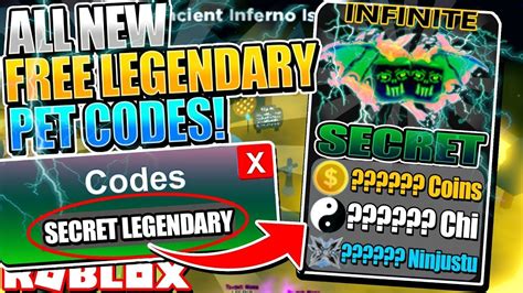 codes for ninja legends 2021