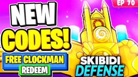 codes for skibi tower defence