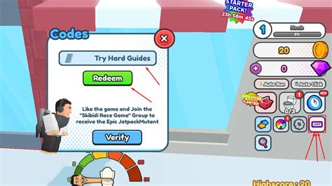 codes for skibidi race sim