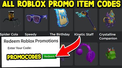 codes to get free roblox items