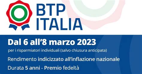 codice isin btp italia marzo 2023