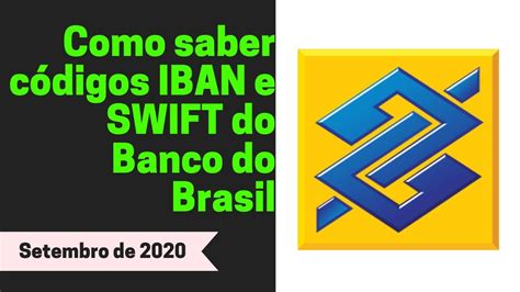 codigo do banco do brasil iban