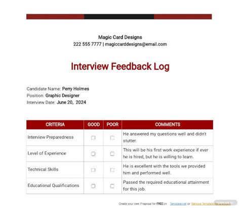 coding interview feedback examples