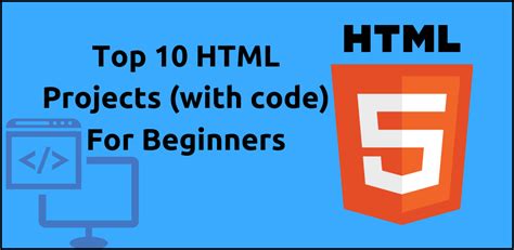 coding projects for beginners html