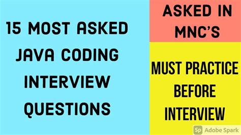 coding questions in java for interview
