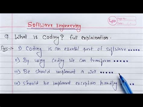 coding standards in software engineering in hindi